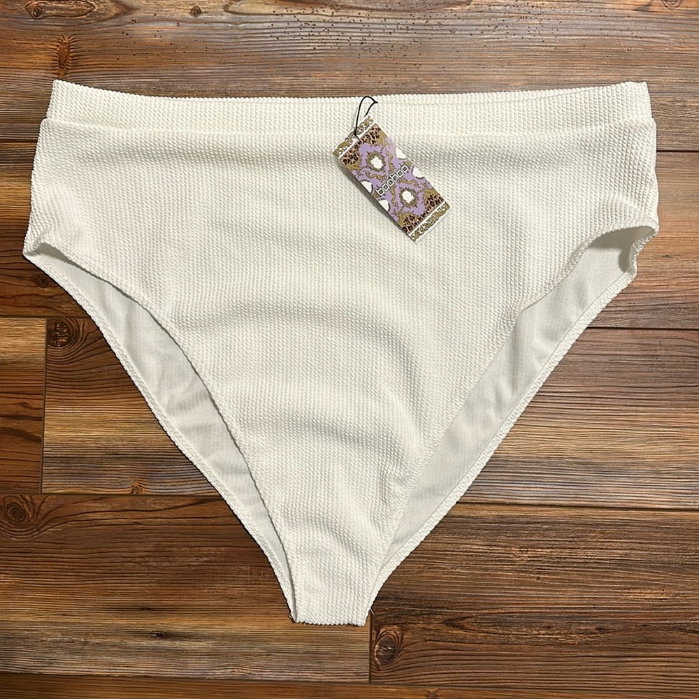 Boohoo Women’s High Waisted Swim Bottom
